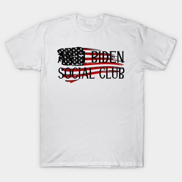 Anti Biden Social Club T-Shirt by Doc Maya